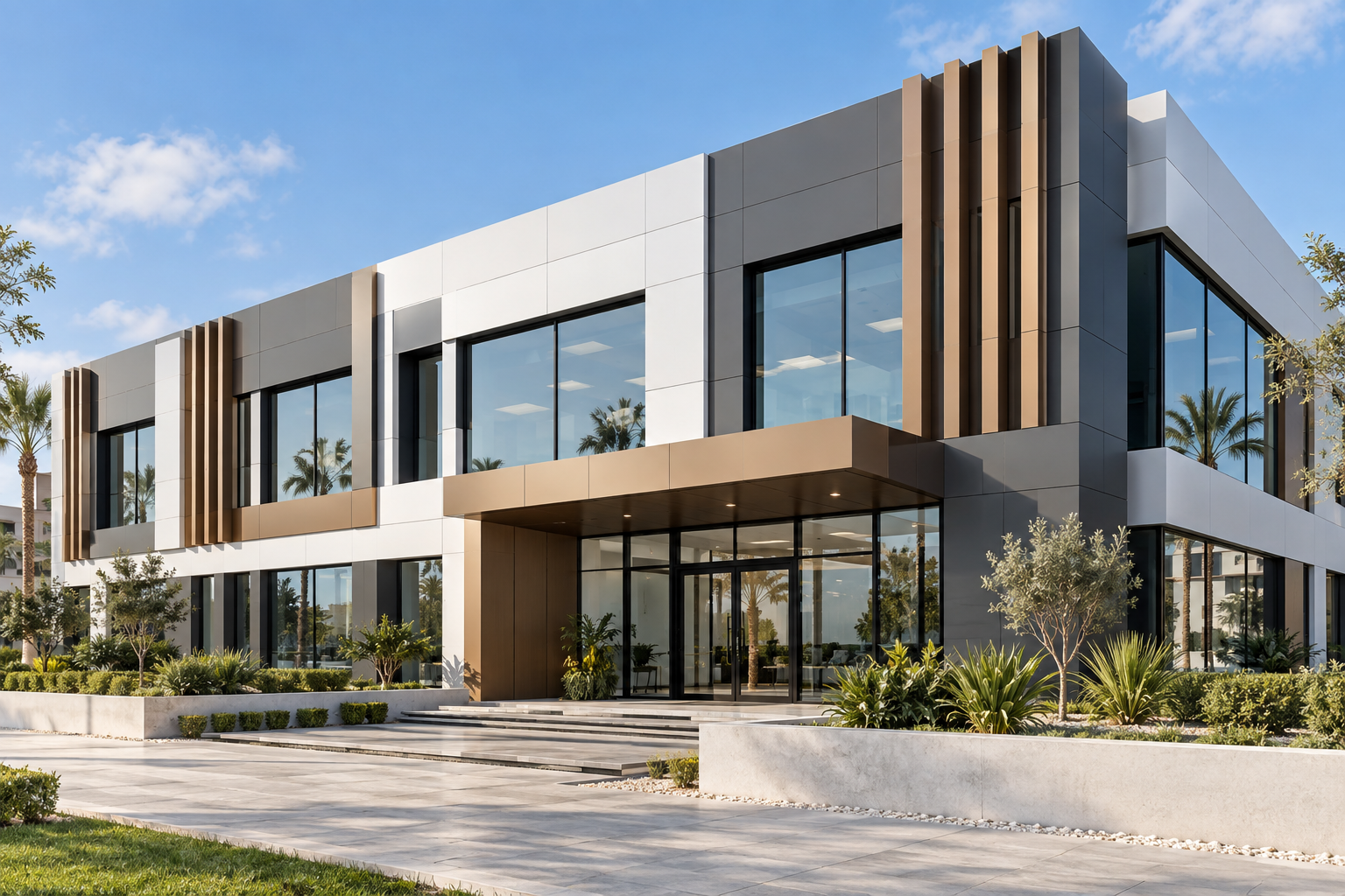 Photo 3 de Façade et Habillage Alucobond – Alubistes