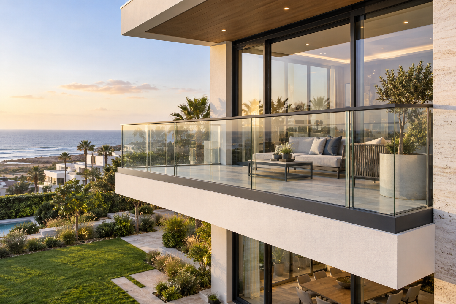 Balcon Aluminium et Verre à Dar Bouazza – Alubistes