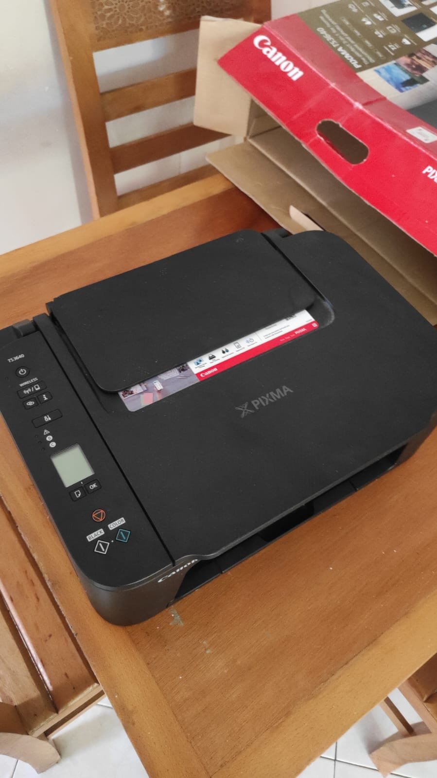 Photo 3 de Imprimante Canon PIXMA TS3640 Wi-Fi – Imprimante, Scanner & Copieur